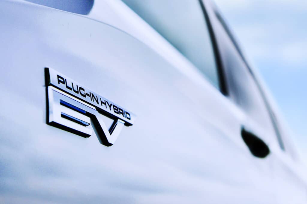 Mitsubishi Outlander PHEV badge 2022